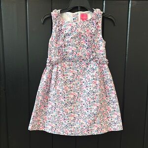 Lilly Pulitzer Pink and Blue Floral Kids Dress
